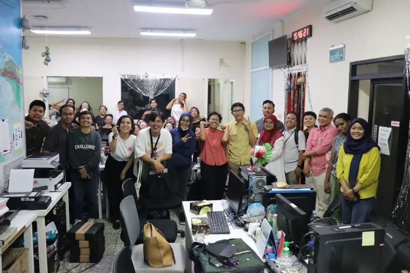 Jaringan Transformasi Indonesia dan Koalisi Kami Berani Sambangi Kantor KBR Media